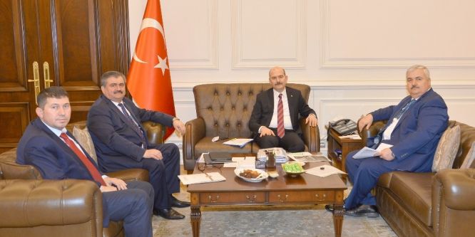 Süleyman Soylu’ya süpriz ziyaret