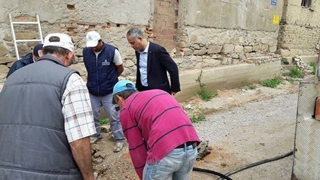 Başkan Yaman çalışmaları yerinde inceledi