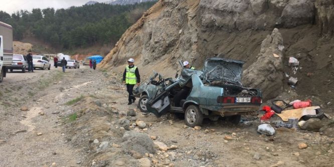 Kahramanmaraş’ta feci kaza: 1 ölü, 4 yaralı