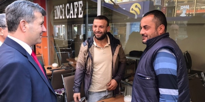Aksaray AK Parti esnafla buluştu