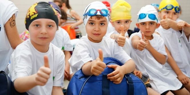 Şehitkamil’de yüzücüler küçük, geleceğe yatırım büyük