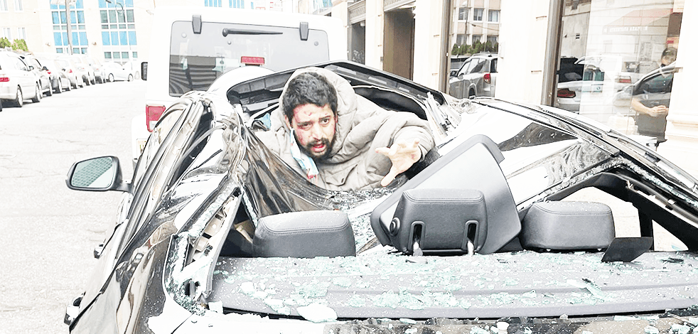 9’uncu kattan düşen adam sağ kurtuldu