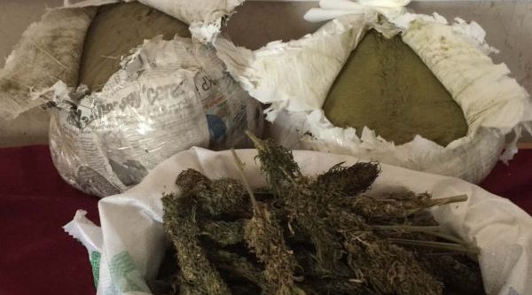 43 kilo esrar ele geçirildi