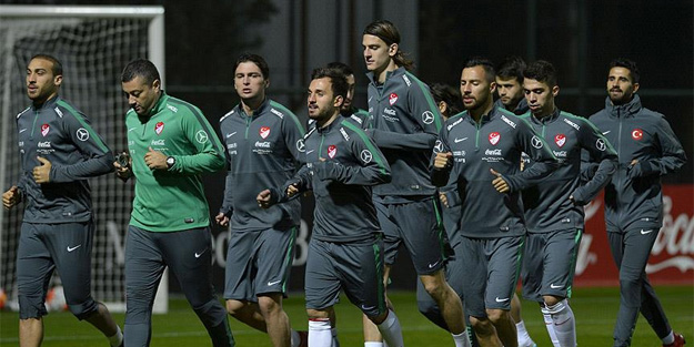 Yunanistan maçı hazırlıkları başladı