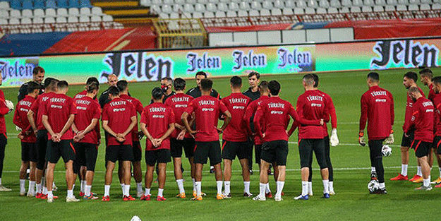 A Milli Futbol Takımı maça hazır