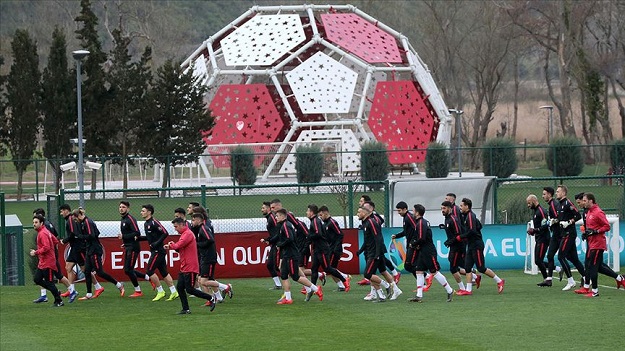 A Milli Futbol Takımı Tiran'da
