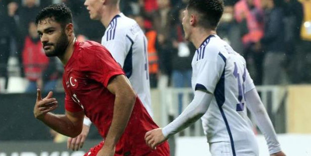 A Milli Futbol Takımımız, İskoçya'yı 2-1'lik skorla devirdi
