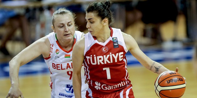 A Milli Kadın Basketbol Takımı, hazırlık maçında Belarus’u mağlup etti 