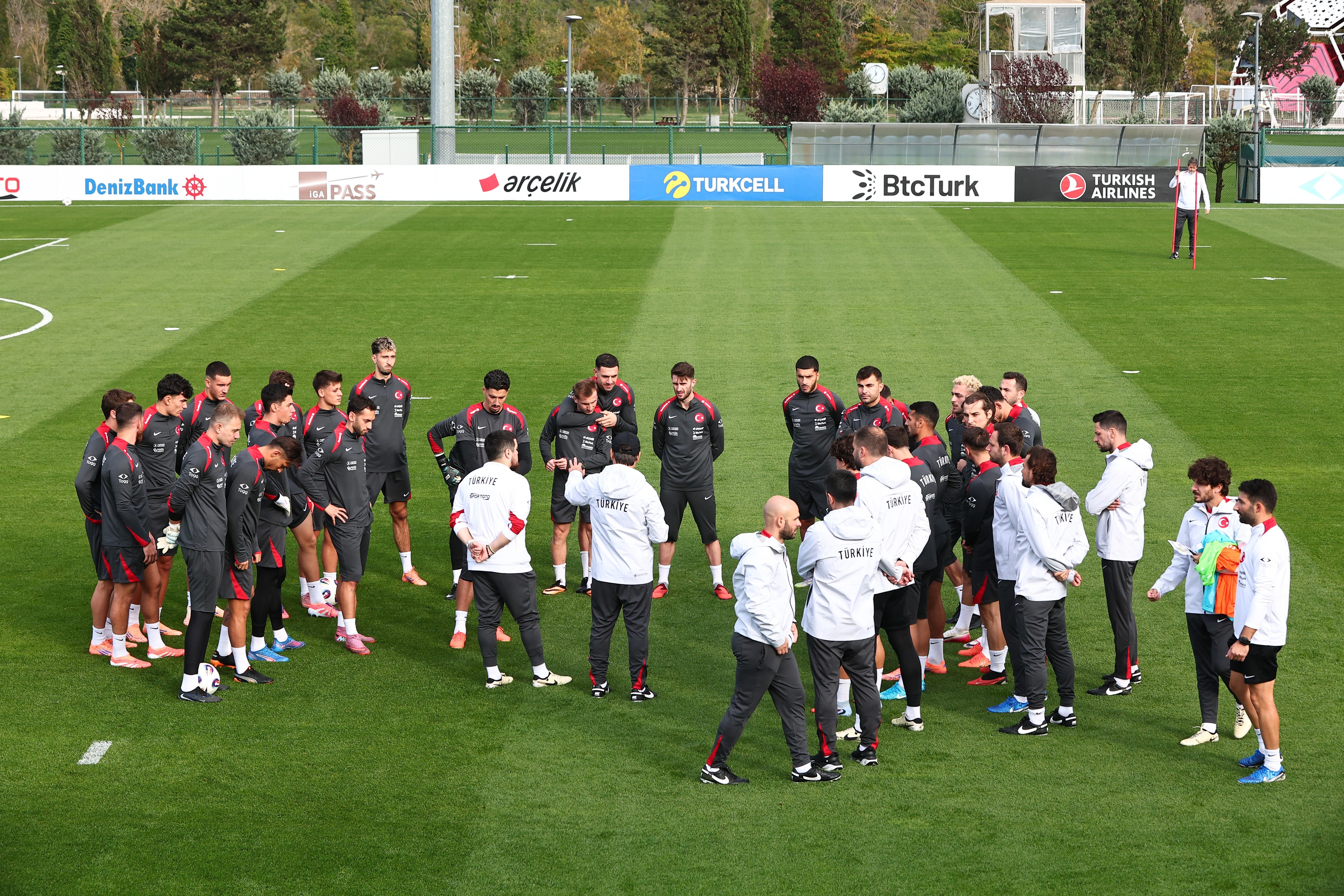 A Millî Takım, Bulgaristan deplasmanı öncesi hazırlıklarını sürdürdü