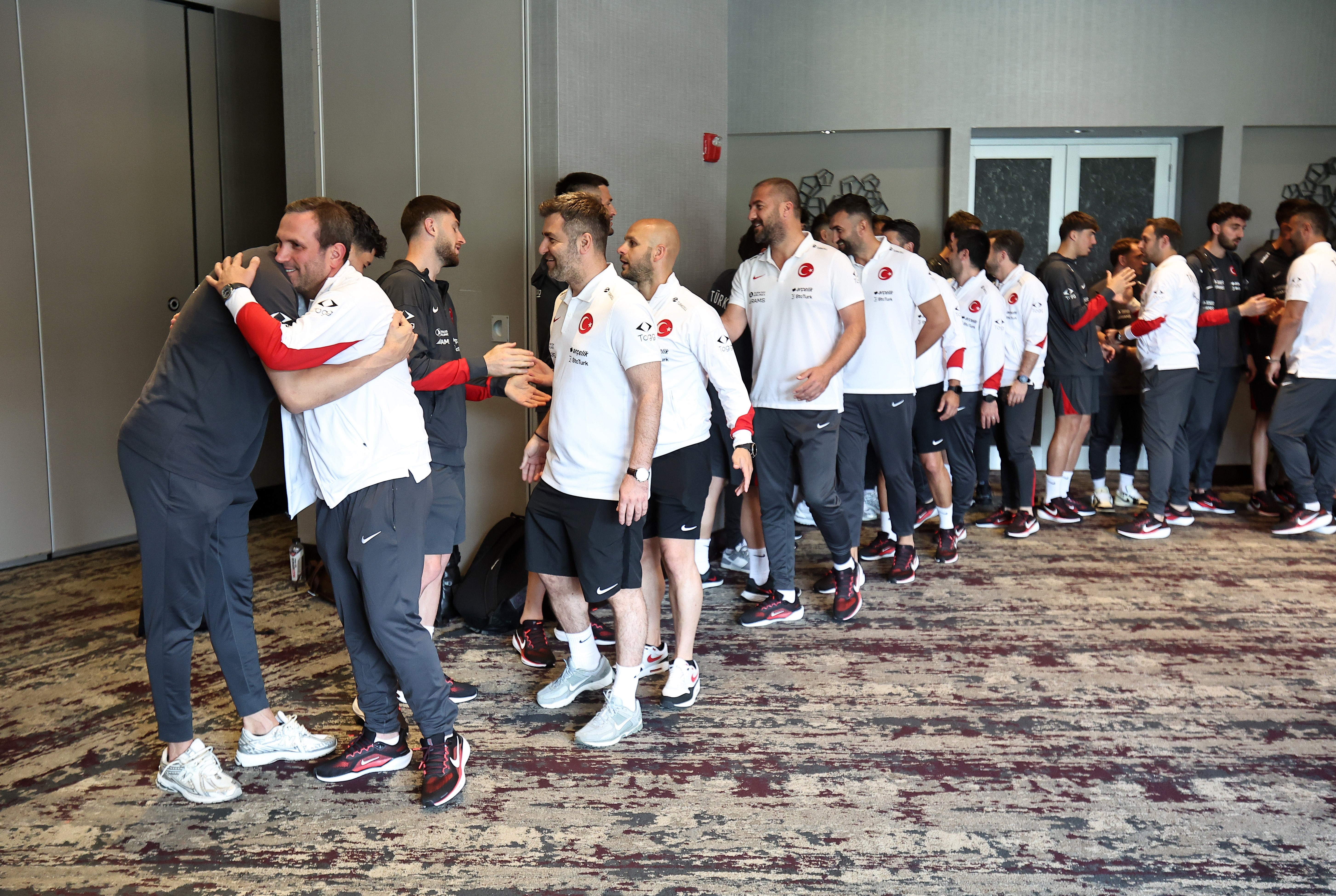 A Milli Takım'da bayramlaşma töreni yapıldı