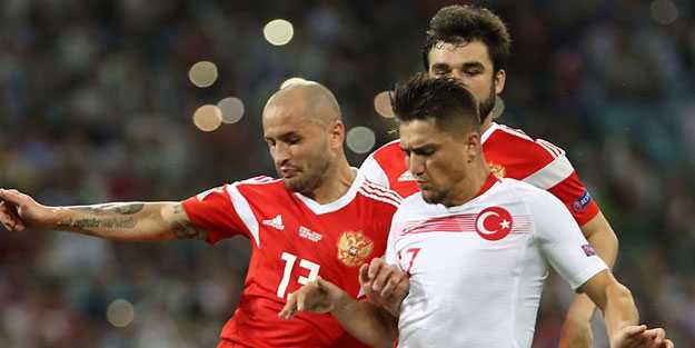 A Milli Takımımız maçı Rusya'ya teslim etmedi