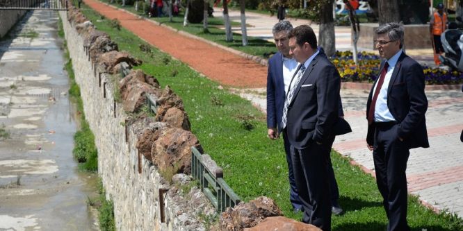 Başkan Bakıcı kanal ıslah çalışmalarını inceledi