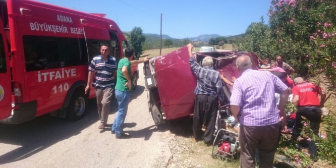 Kozan’da trafik kazası: 4 yaralı