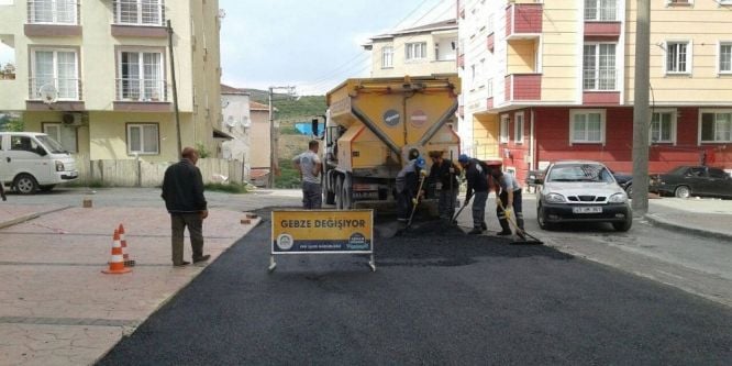 Gebze’de üst yapı çalışmaları devam ediyor