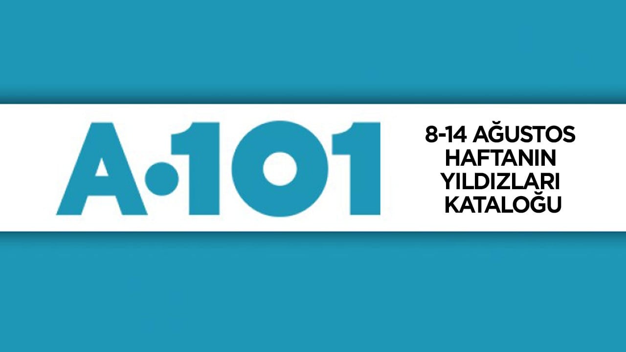 A101 Haftanın Yıldızları Kataloğu’nda yüzde 50 indirimler var