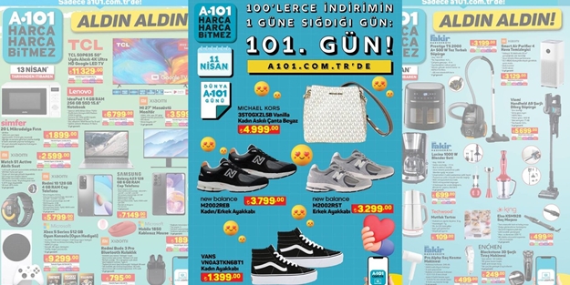 A101'de lüks marka ürünler ve küçük ev aletleri satışta! İşte tam fiyat listesi