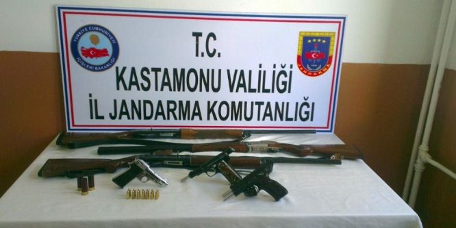 Taşköprü’de silah operasyonu