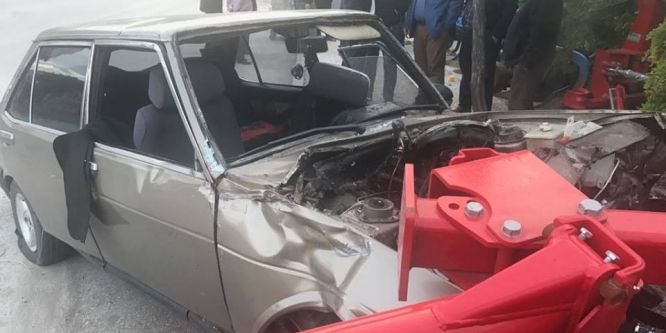 Yozgat’ta trafik kazası: 3 yaralı