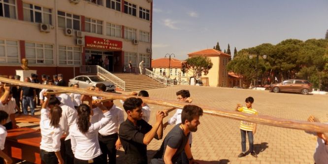 7,5 metre uzunluğunda pide yapıldı