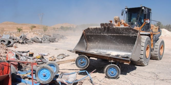 Şanlıurfa’da toplanan at arabaları imha edildi