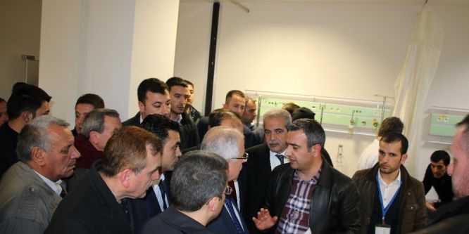 Demirkol, Viranşehir’de yaralıları ziyaret etti