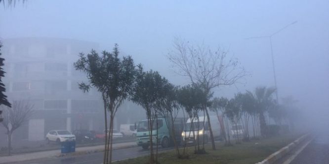 Görüş mesafesi 20 metreye kadar düştü