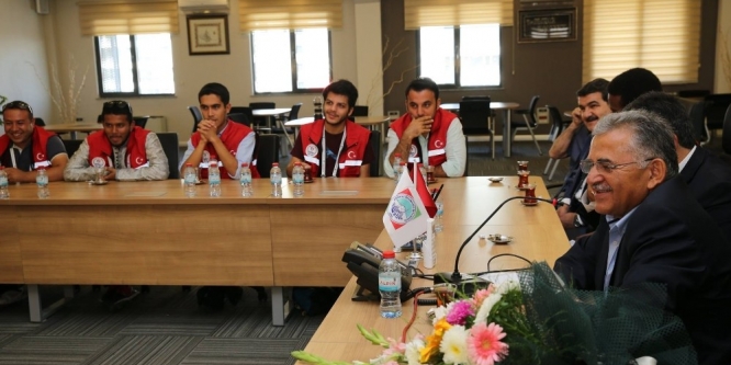 ‘Damla projesinde’ yer alan öğrenciler Melikgazi’de