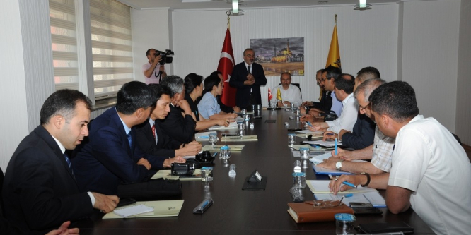 Çinli Heyet Büyükşehirin örnek uygulamalarını inceledi