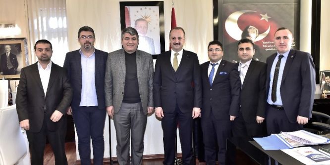 Mamaklı mali müşavirlerden Akgül’e ziyaret