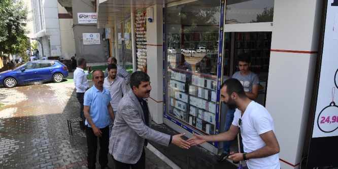 Başkan Asya’dan esnaf ziyareti