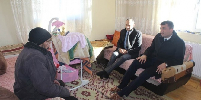 Kaymakamdan evlere ziyaret