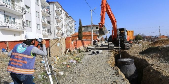 Çardak’a 7 bin 500 metre kanalizasyon hattı