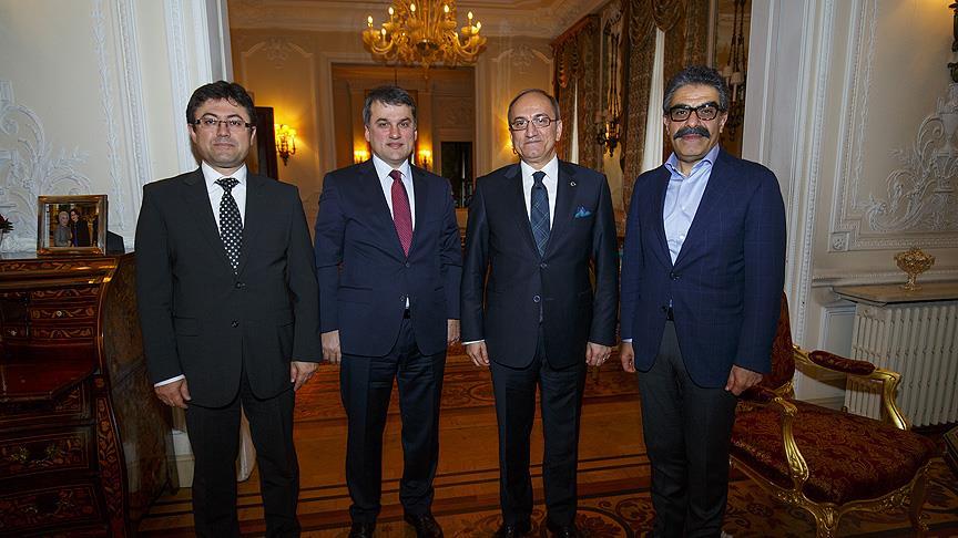 AA yöneticilerinden Türkiye'nin Londra Büyükelçisi Bilgiç'e ziyaret