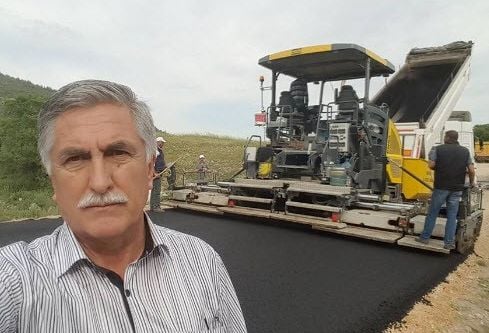 Simav’da sıcak asfalt çalışması