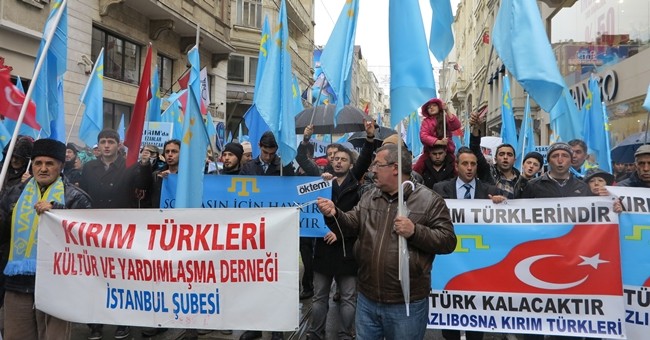 Kırımlılardan Rusya'ya protesto
