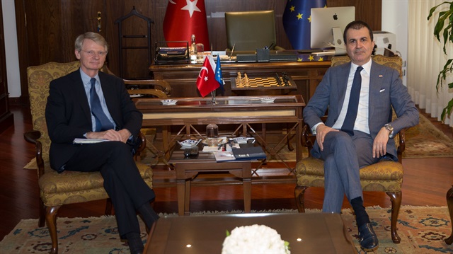 AB Bakanı Çelik'ten önemli görüşme