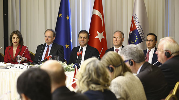 AB Bakanı Ömer Çelik, AB büyükelçileriyle bir araya geldi