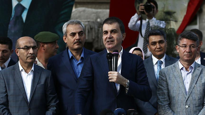 AB Bakanı Ömer Çelik: Demokrasi dersi almak isteyen Türkiye'ye gelsin