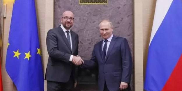 AB Konseyi Başkanı Michel ve Putin telefonda görüştü