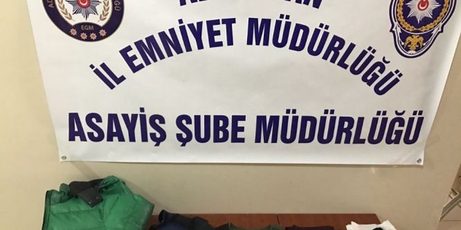 İş yerinden kıyafet çalan şahıs yakalandı