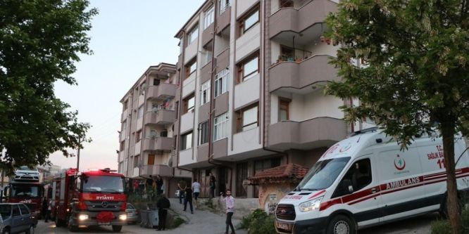 Aspiratör yangınında bir kişi dumandan etkilendi
