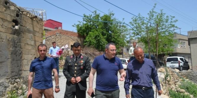 Kaymakamdan şehit ailesine ziyaret