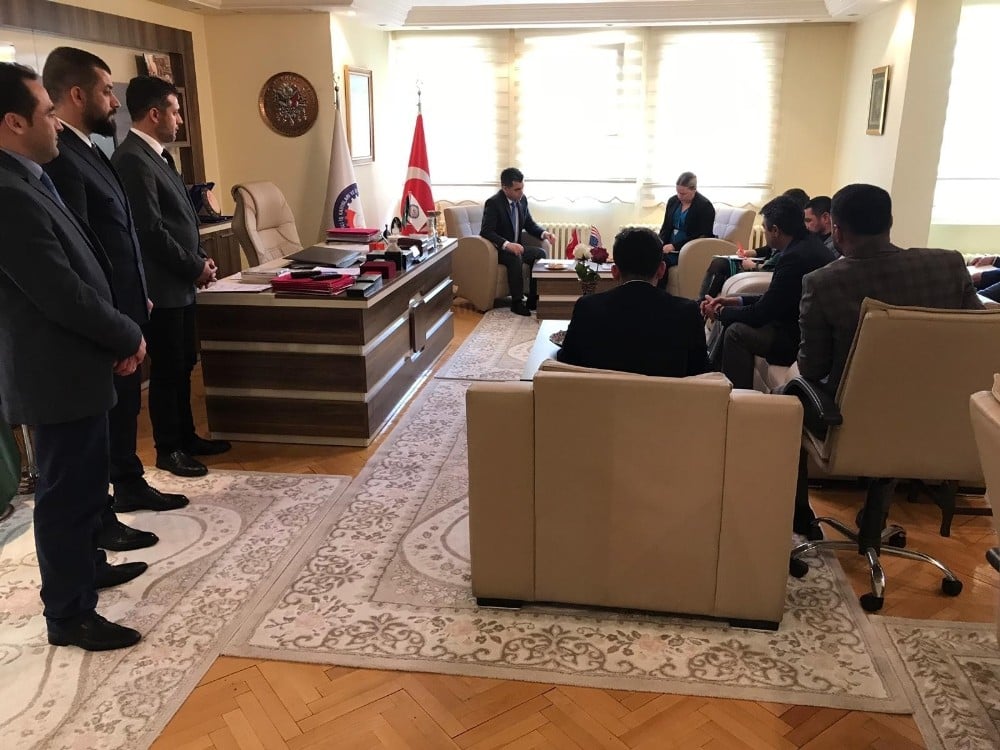 ABD Ankara Büyükelçiliği Ticaret Ateşesi, SANKON’u ziyaret etti 