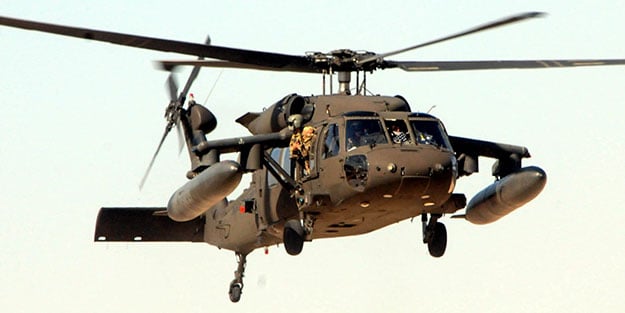 ABD askeri helikopterleri Akçakale Jandarma Komutanlığına indi!