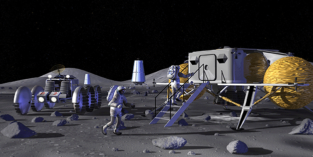 ABD Ay'a kalıcı üs kuruyor