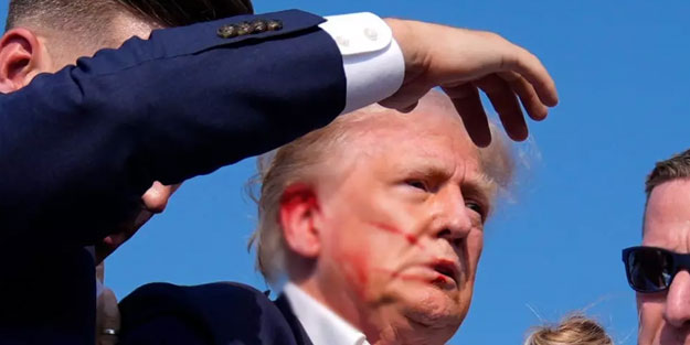 ABD Başkan adayı Donald Trump'a suikast girişimi! Trump yaralandı! Dünyayı sarsan olay