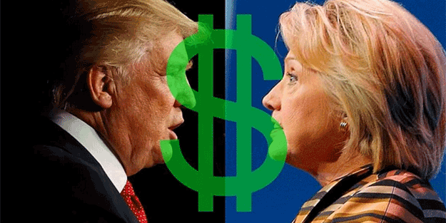 ABD başkan adayları bakın kaç para toplamış