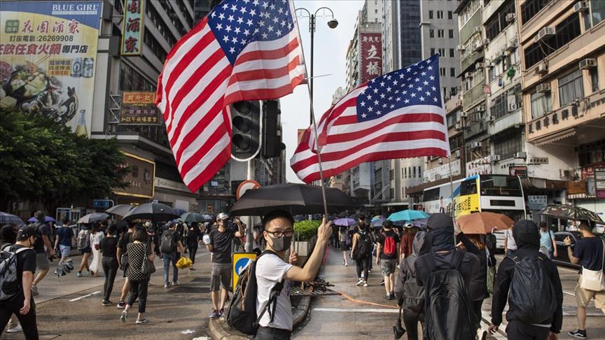 ABD Başkan Yardımcısı Mike Pence'den Hong Kong'daki protestoculara 'yanınızdayız' mesajı