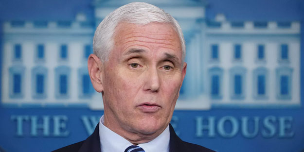 ABD Başkan Yardımcısı Pence'in koronavirüs korkusu