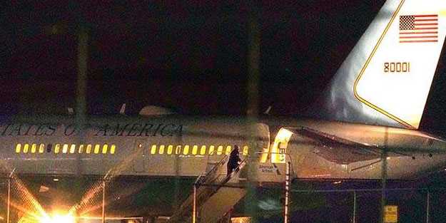 ABD Başkan Yardımcısı Pence'in uçağı acil iniş yaptı